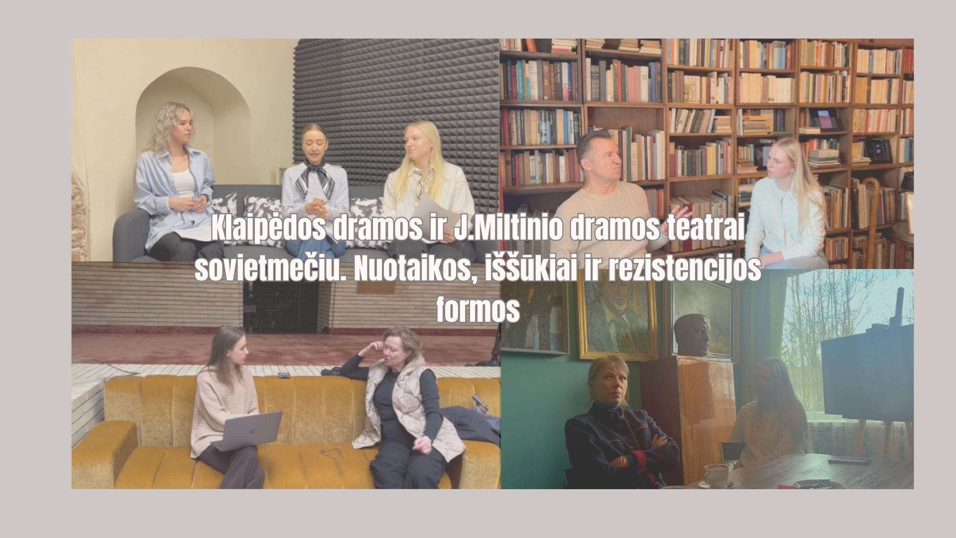 Klaipėdos dramos ir J.Miltinio dramos teatrų veikla sovietmečiu. Nuotaikos, iššūkiai ir rezistencijos formos